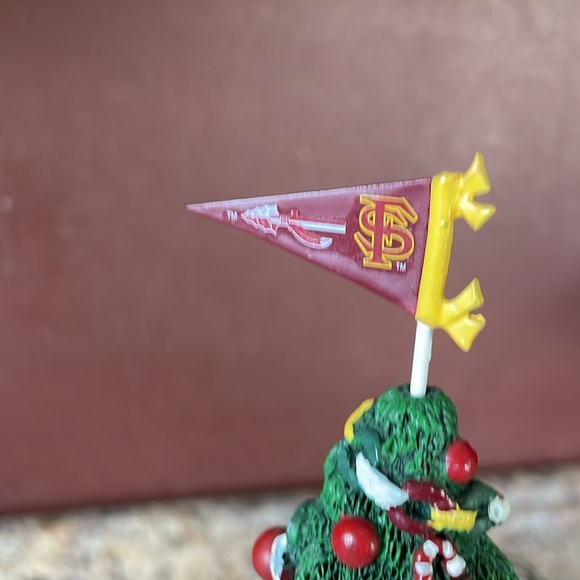 Danbury Mint Florida State Seminoles Light Up Christmas Tree Animated Working - Picture 4 of 7